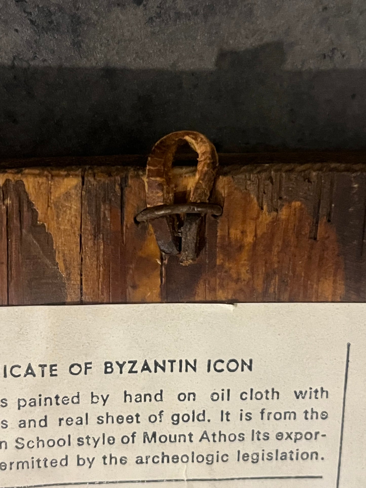 Bizánci Szent Pál Aranyozott Ikon 20. század