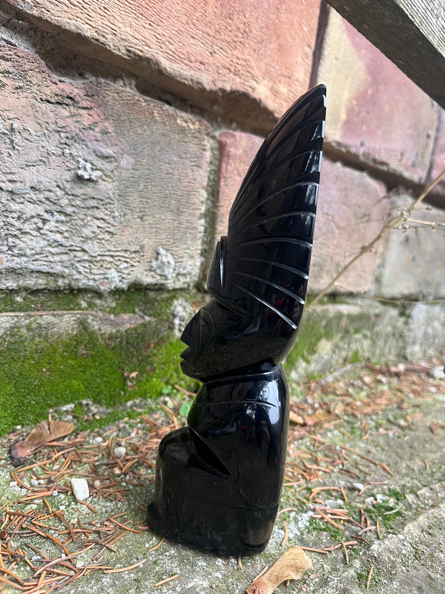 Arany Obszidián Azték Figura